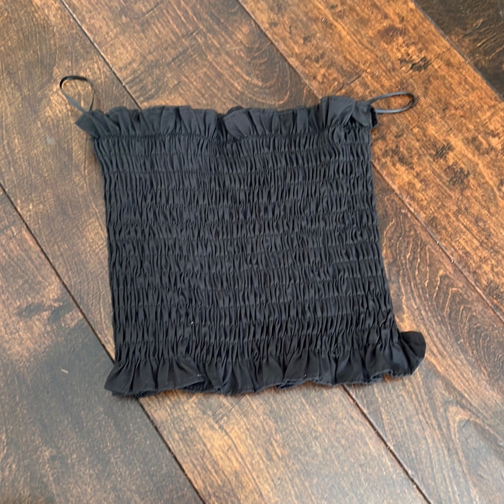 Black crop top